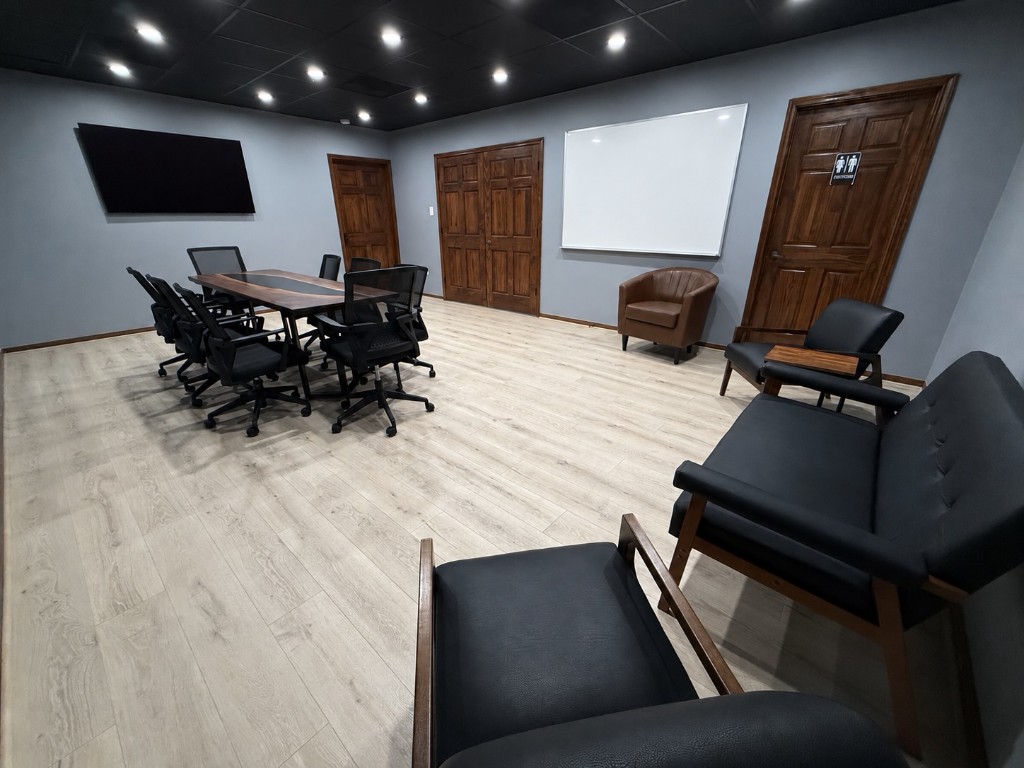 Sycamore Conference Room wide view with lounge seating